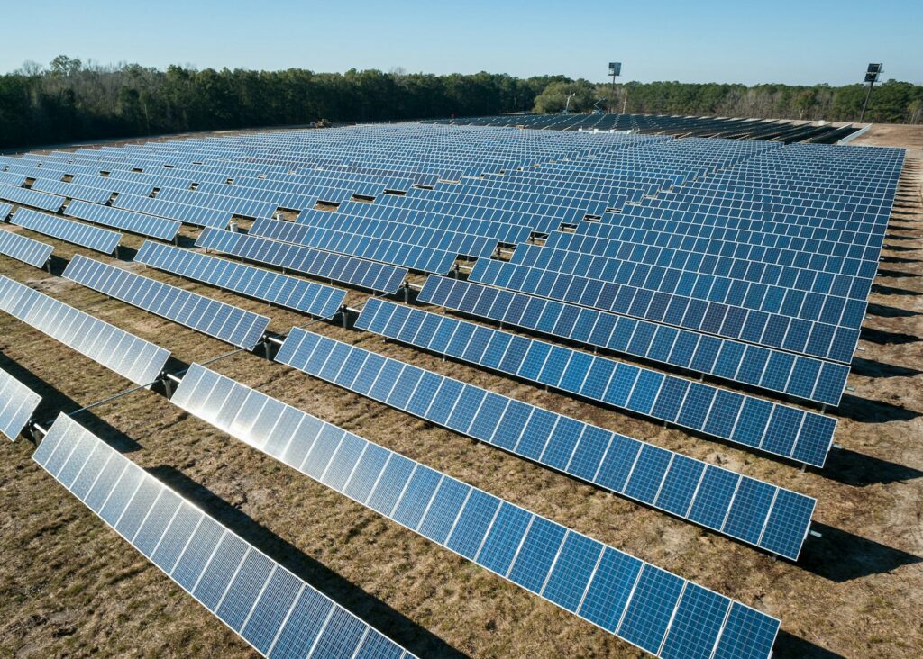 solar panel boards on brown ground